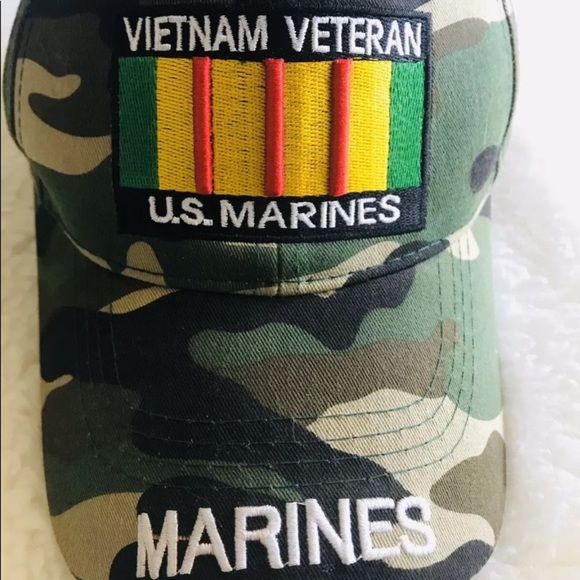Vietnam Veterans Men’s U.S. Marines Cap/hat - Picture 2 of 5
